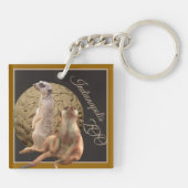 Meerkats Indianapolis Zoo Sleutelhanger (Achterkant)