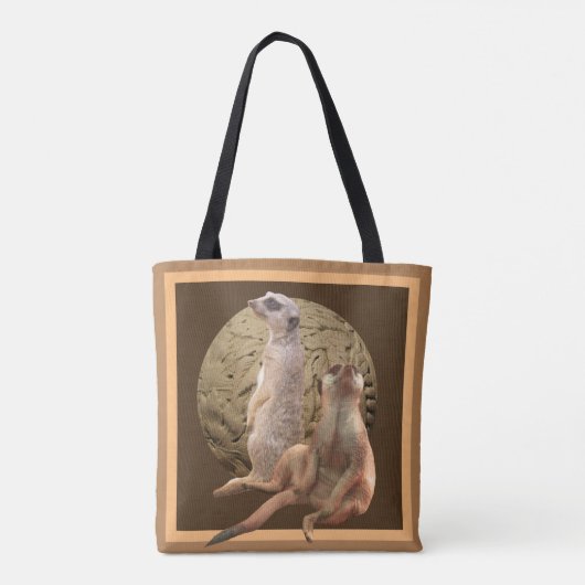Meerkats Indianapolis Zoo Tote Bag (Achterkant)