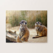 Meerkats. Legpuzzel (Horizontaal)