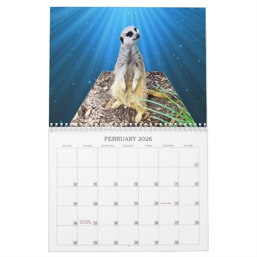 Meerkats met stijl Australian Feestdagen 2019, Kalender (Feb 2026)