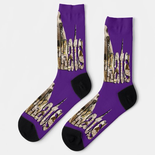 Meerkats Name with Meerkats, Bemanner Sokken (Links)