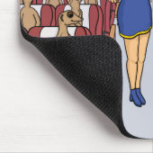 Meerkats op een Plane Mousepad Muismat (Hoek)