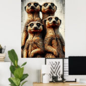 Meerkats Poster (Thuiskantoor)