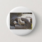 Meerkats Ronde Button 5,7 Cm (Voorkant)