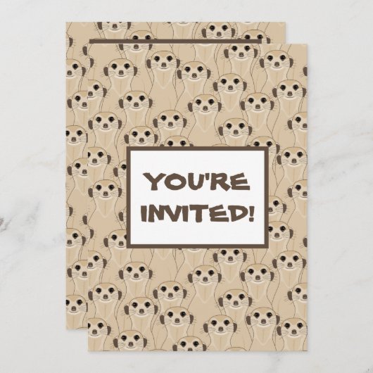 Meerkats - Suricata (Voorkant / Achterkant)