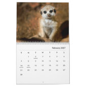 Meerkats Wall Agenda Kalender (Feb 2027)