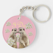 Meerkats zoenen, sleutelhanger (Achterkant)