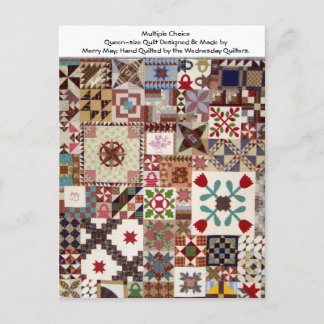 Meerkeuze Quilt Feestdagenkaart