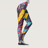 Meerkleurensleuf Leggings (Rechts)