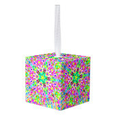 Meerkleurig 3-d polygoonpatroon decoratie (Achter hoekig)