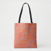 Meerkleurig Abstract kleurenpatroon Tote Bag (Voorkant)