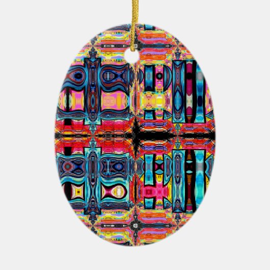 Meerkleurig Abstract Ornament (Voorkant)