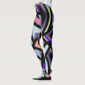Meerkleurig abstract patroon "Ratti_Creative_Arts" Leggings (Links)