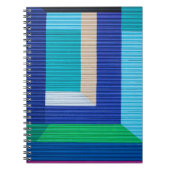 Meerkleurig abstract schilderij notitieboek (Voorkant)