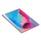Meerkleurig abstract schilderij notitieboek (Rechterzijde)