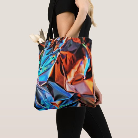 Meerkleurig abstract schilderij tote bag (Dichtbij)