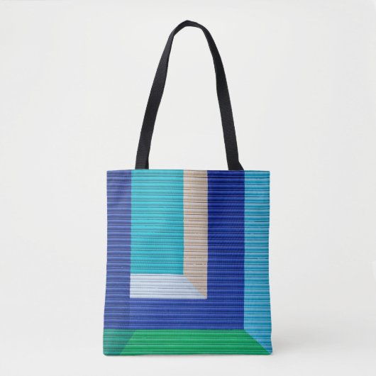 Meerkleurig abstract schilderij tote bag (Voorkant)