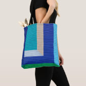 Meerkleurig abstract schilderij tote bag (Dichtbij)