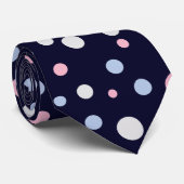 Meerkleurig Abstract Stippen patroon Stropdas (Opgerold)