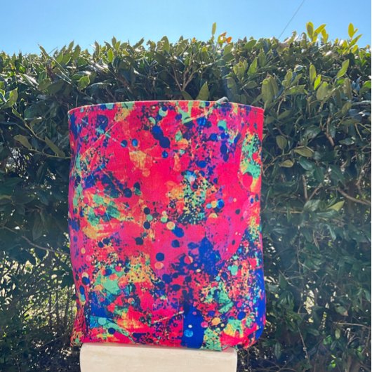 Meerkleurig Abstract Tote Bag