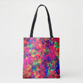 Meerkleurig Abstract Tote Bag (Voorkant)