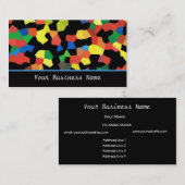 Meerkleurig Abstract Visitekaartje (Voorkant / Achterkant)