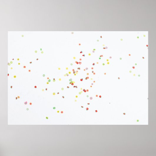 Meerkleurig ballonbeeldscherm poster (Voorkant)