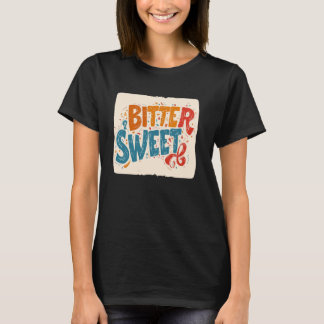 Meerkleurig bitter zoet kostuum t-shirt