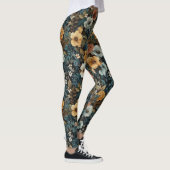 Meerkleurig bloemig herhalend patroon leggings (Rechts)