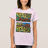 Meerkleurig bloemig Shirt (Voorkant)