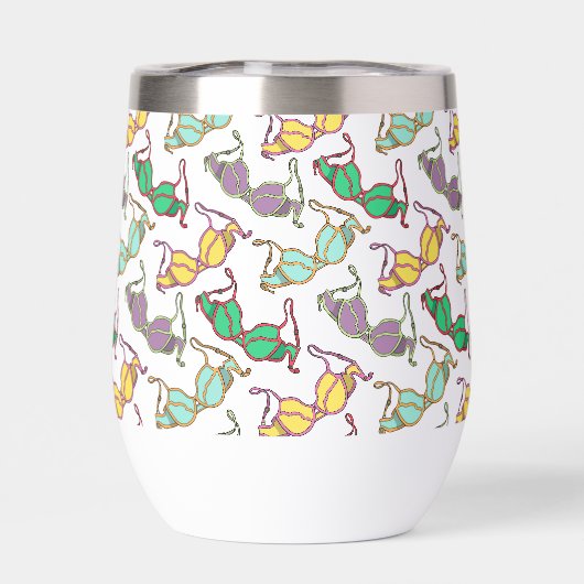 Meerkleurig Bra-patroon (Achterkant)