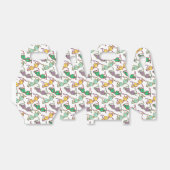 Meerkleurig Bra-patroon Bedankdoosjes (Uitgevouwen)