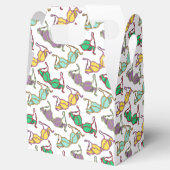 Meerkleurig Bra-patroon Bedankdoosjes (Geopend)