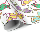 Meerkleurig Bra-patroon Cadeaupapier (Rol Hoek)