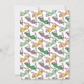 Meerkleurig Bra-patroon Feestdagenkaart (Voorkant)