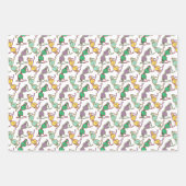 Meerkleurig Bra-patroon Inpakpapier Vel (Voorkant)