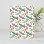 Meerkleurig Bra-patroon Kaart (Staand voorkant)