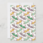 Meerkleurig Bra-patroon Kaart (Achterkant)