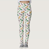 Meerkleurig Bra-patroon Leggings (Voorkant)