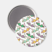 Meerkleurig Bra-patroon Magneet (Voorkant / Achterkant)