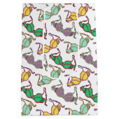 Meerkleurig Bra-patroon Medium Cadeauzakje (Achterkant)