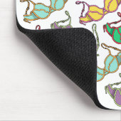 Meerkleurig Bra-patroon Muismat (Hoek)