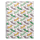 Meerkleurig Bra-patroon Notitieboek (Voorkant)