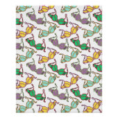 Meerkleurig Bra-patroon Perfect Poster (Voorkant)