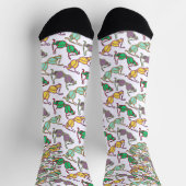 Meerkleurig Bra-patroon Sokken (Top)