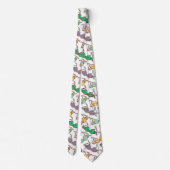 Meerkleurig Bra-patroon Stropdas (Achterkant)