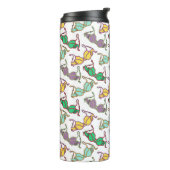 Meerkleurig Bra-patroon Thermosbeker (Gedraaid links)