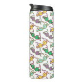 Meerkleurig Bra-patroon Thermosbeker (Geroteerd rechts)