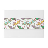 Meerkleurig Bra-patroon Uitnodigingen Wikkel (Achterkant Voorbeeld)