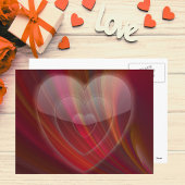 Meerkleurig Briefkaart voor hart